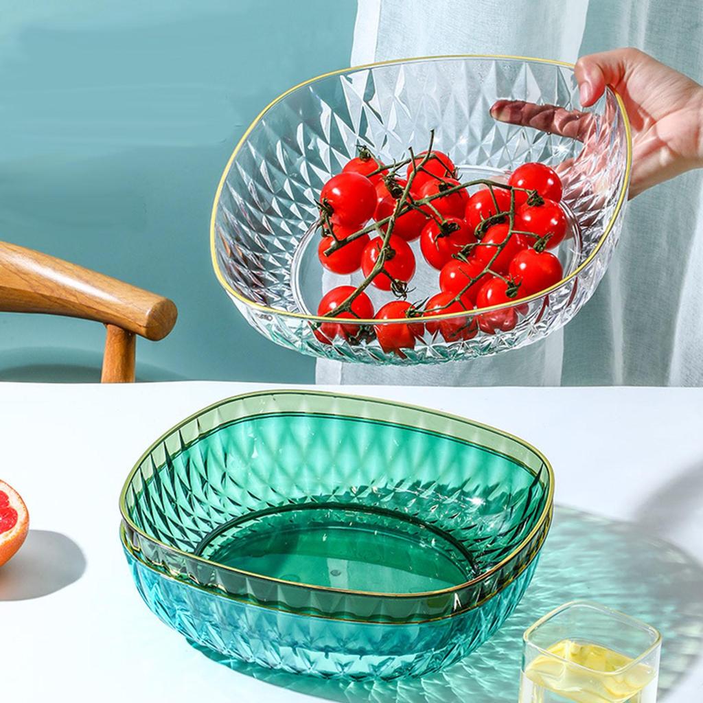 Countertop Fruit Bowl Bread Dish Plate for Table Centerpiece Vegetables Home