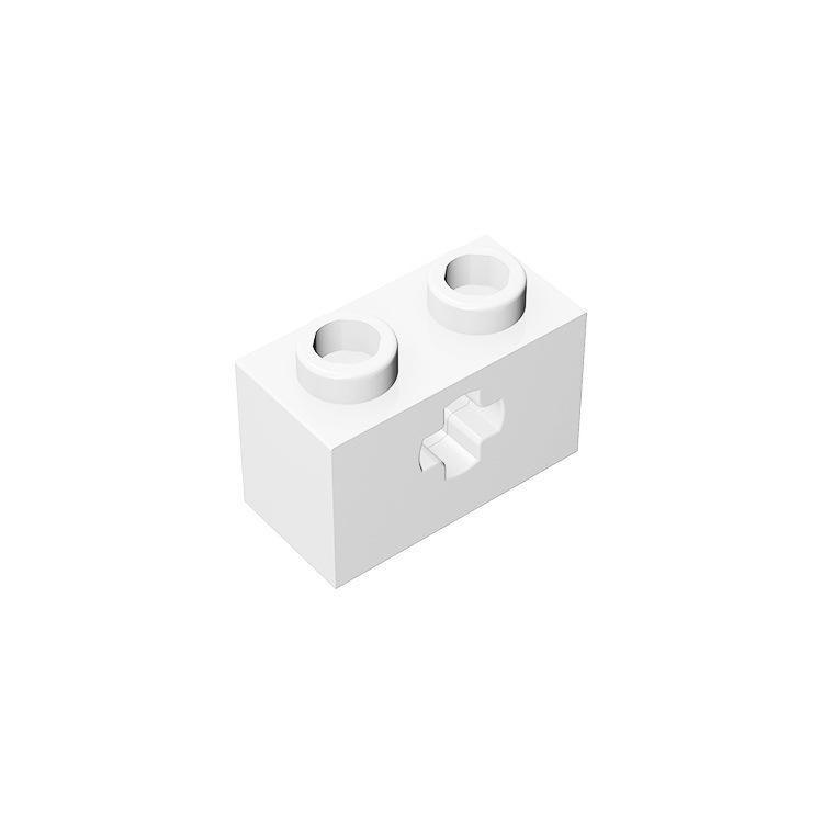 50g Small Particle Building Blocks - Compatible 32064 Cross Hole, 2 Holes Assembly Parts