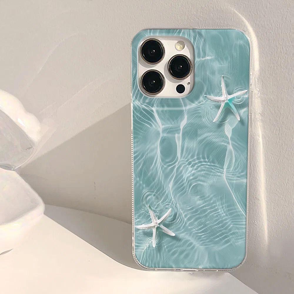 Golden Carp Lotus Flower Phone Case For iPhone 11 12 13 14 15 16 Pro Max XS XR X 7 8 Plus Silicone Soft Cover