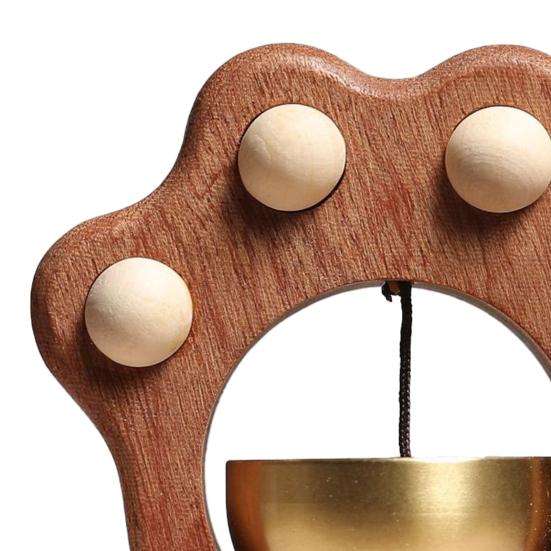 Magnetische Katzenpfote Ladenklingel Holztürklingel für Zuhause Büro Eingang Dekorative Hänge-Windspiele Türklingel