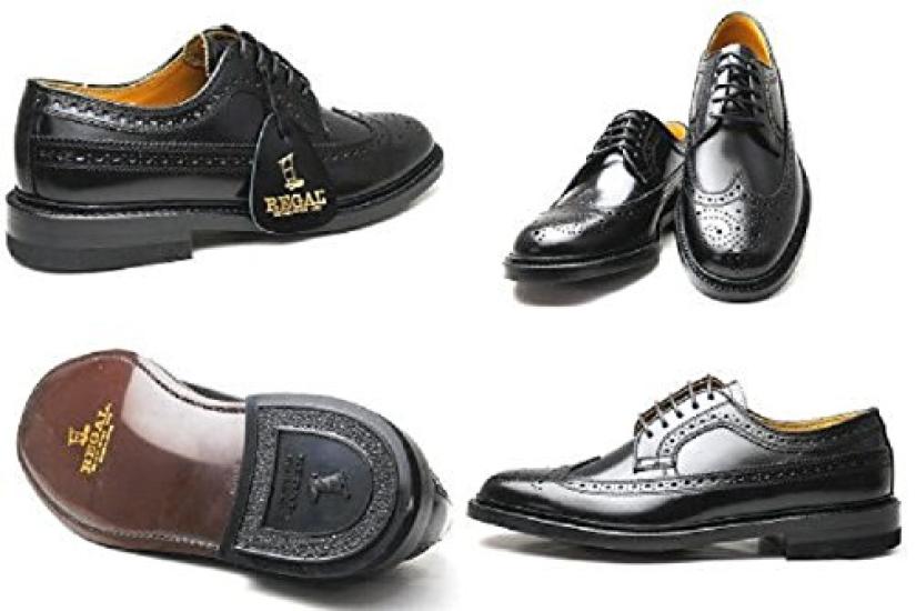 Shoes Wingtip Business Shoes 2E 2589N Black [Regal] Men's 25.0cm