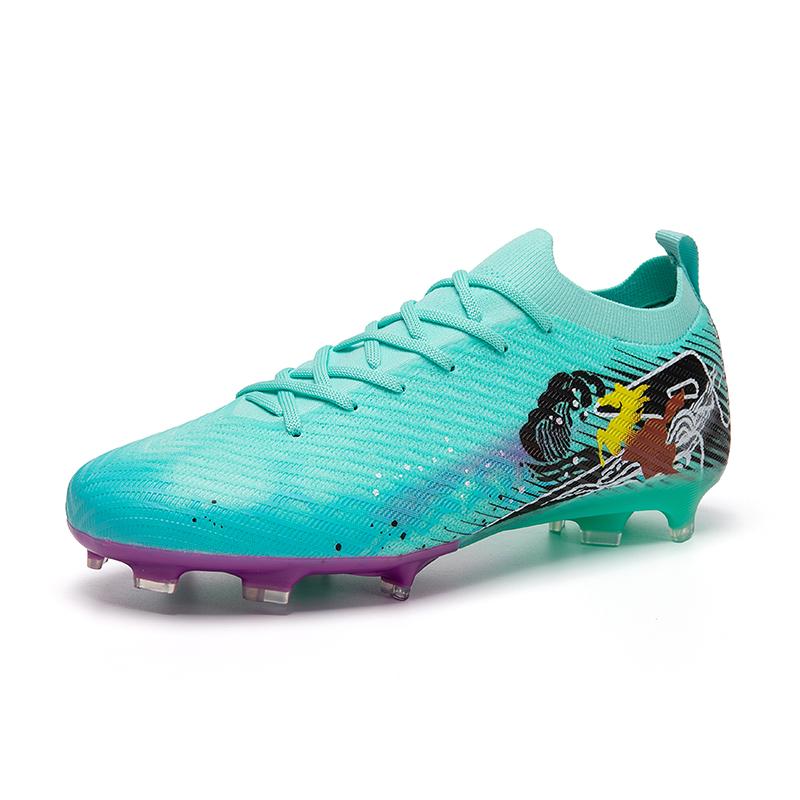 Neue Herren Fußballschuhe Rutschfeste Trainingsschuhe Fußballschuhe Spiel Ultraleichte Fußballschuhe FG Lange Stollen Outdoor Dropshipping