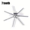 Even Slice Pastry Divider Stainless Steel Pizza Pie Marker 6 7 8 Teeth Options Baking Gadget for Home Kitchen Dessert Cutting