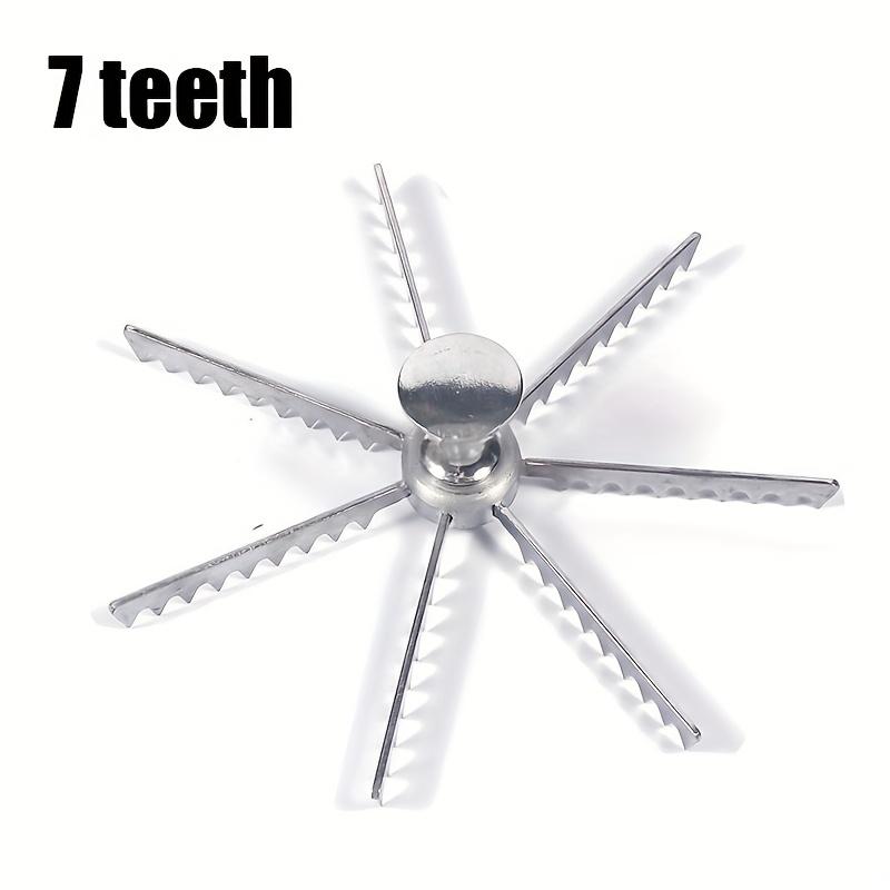 Even Slice Pastry Divider Stainless Steel Pizza Pie Marker 6 7 8 Teeth Options Baking Gadget for Home Kitchen Dessert Cutting