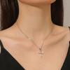 Men's and Women's Minimalist Cross Pendant Necklace - Contemporary Cold Style