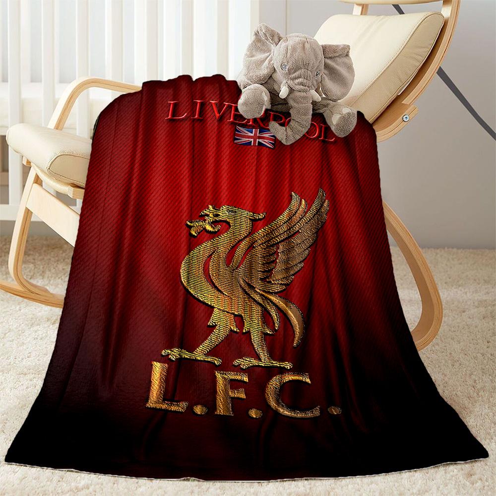 Liverpool Football Club Blanket Durable Comfort Perfect For Seaside Chair Couch Four Seasons Universal Playful Design