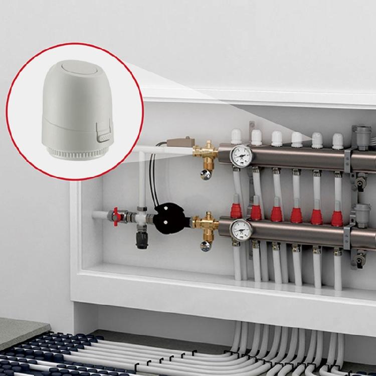2Pcs Floor Heating Radiator Valves Normally Closed Electric Thermal Actuator for Thermostat Manifold Valves Easy to Use