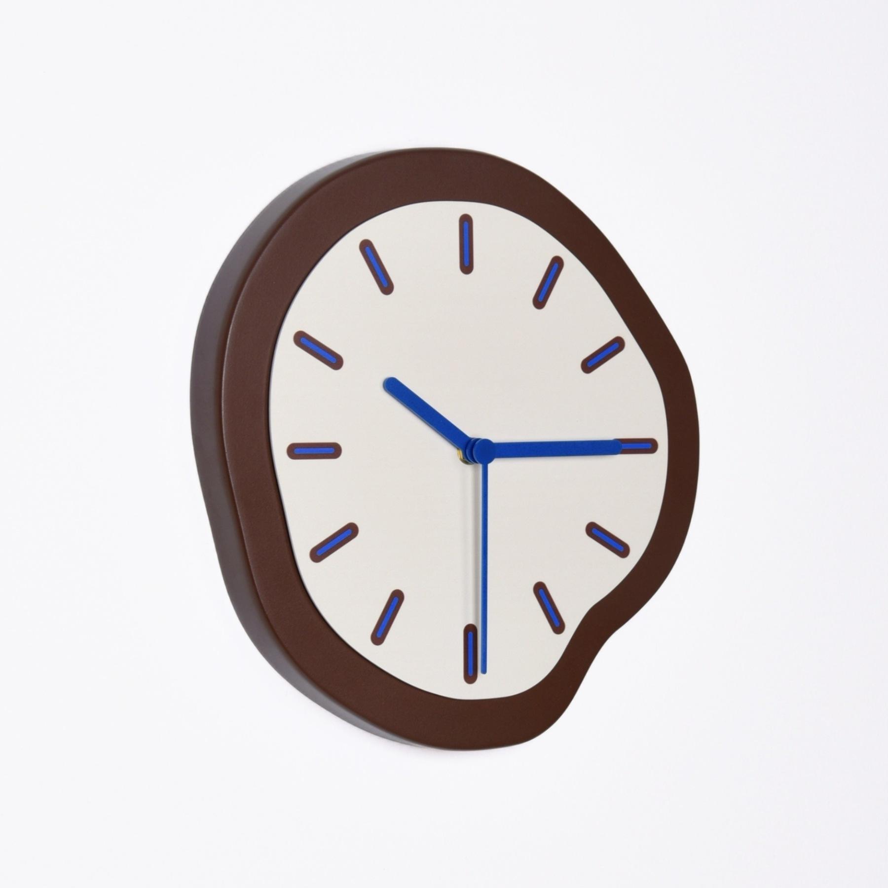 

Simple and Atmospheric Wall-mounted Clock, Personalized and Creative Design, Home Decoration, New Silent Clock, Simple and Fashionable Textured Black - 28 × 30cm - SZ16-14