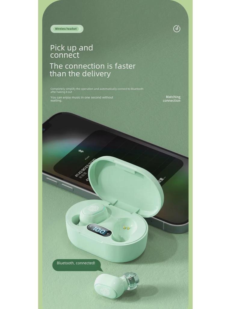 אוזניות אלחוטיות Bluetooth תוך-אוזניות T1 Macaron S9, דגם רב-צבעים M1 TWS X37