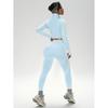 JYL Seamless Quick Dry Long Sleeve Pants Plus Size Yoga Set