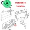 Window Regulator Guide Roller Clip Slider 4493433 Replacement Window Regulator Slider Clip Simple Installation for Car