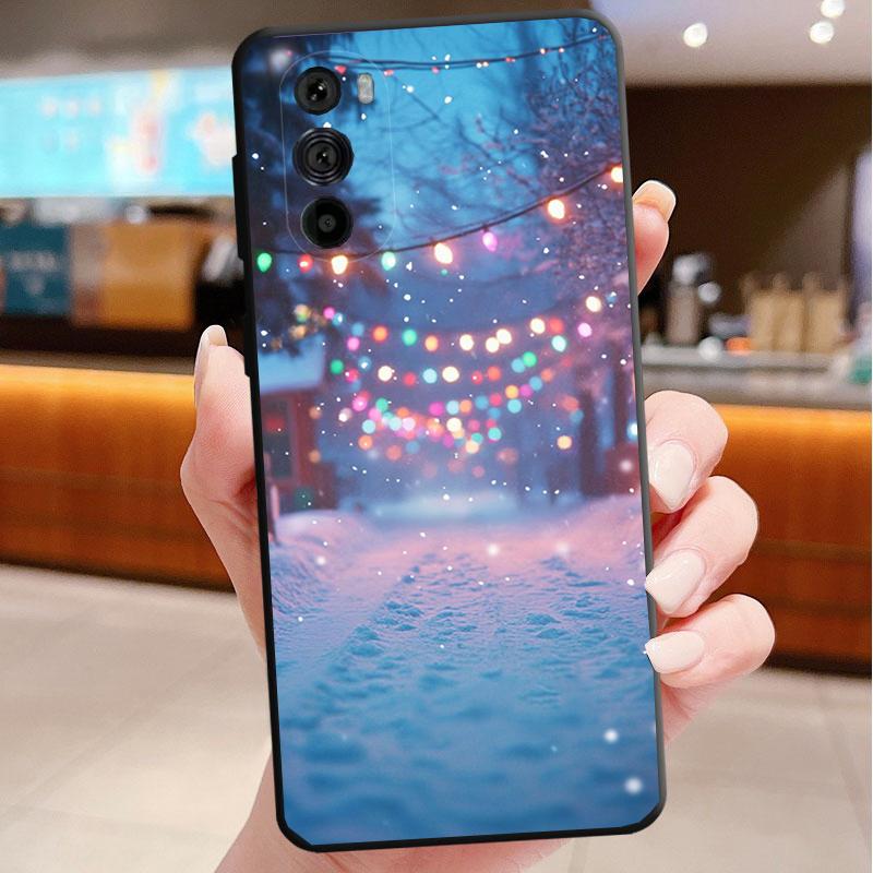 

Phone Case For Motorola Edge 50 40 Pro 60 50 40 30 Ultra Neo Fusion Moto G Play G Stylus G Power G Christmas Tree Light Moto Edge 50 Neo