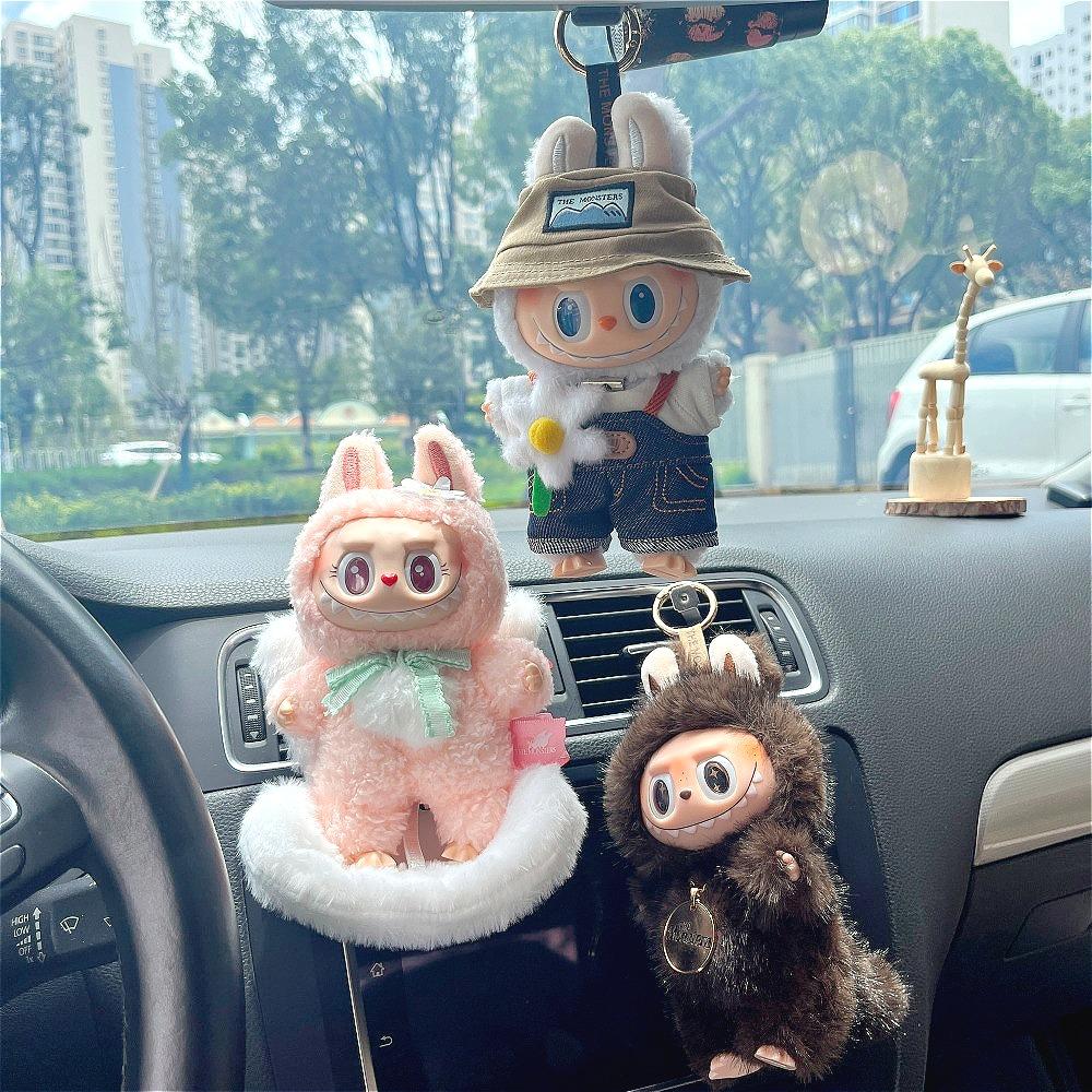 Car Pendant Bubu Limited Angel Pink Mokoko 1st Spring Flower Sweetheart Vinyl Doll Backpack Pendant Decoration Doll Spring Wild Doll Collectible