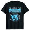 2026 Summer Mens Fun Flat Astronaut Print Round Neck Tshirt Loose Casual Street 100 Pure Cotton Outdoor Short Sleeved Shirt