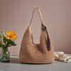 Gusure Casual Straw Women Shoulder Bags Wicker Woven Ladies Handbags Handmade Summer Beach Large Totes Bag Bohemia