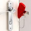 Easy To Install Portable Door Lock Compact Door Stop Alarm 120DB Home Travel Door Stop Wedge Alarm