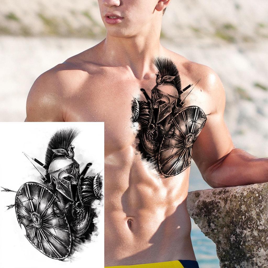 Realistic Long-lasting Animal Head Temporary Tattoo Stickers