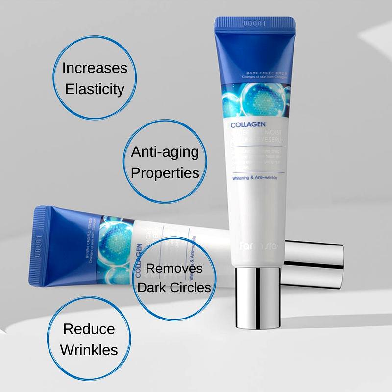 FARM STAY Collagen Water Full Moist Rolling Eye Serum - 25ml