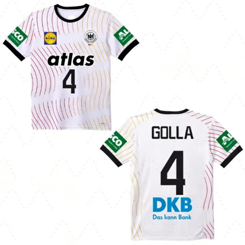 2026 German New Dhb Handball Jersey T Shirts Quick Drying Breathable Sportswear Short Sleeved Men's Outdoor Fitness Casual Tops