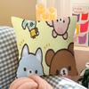Cute Cartoon RRilakkuma BBear Cushion Cover Inches Farmhouse Decor Home Throw Pillow Covers for Couch Decorations