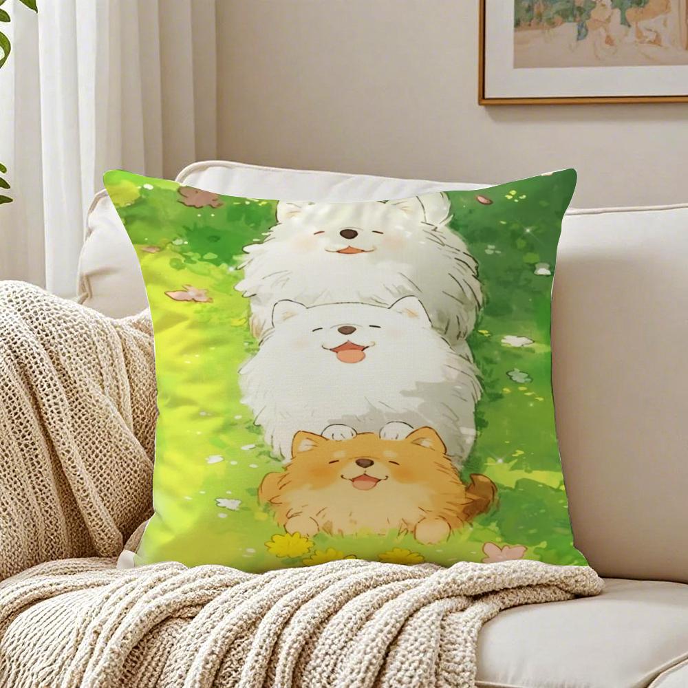 Милая нарисованная панда Наволочка Наволочка Антипылевой клещ Гостиная Декор Дивана Подушка Комната 30X30cm