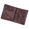 Premium Oil Wax Leather Bi-fold Wallet with Coin Pocket & Multiple Card Slots