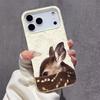 Lace Moose Phone Case For IPhone 16 15 14 13 12 11 Pro Max 17 Air 14 Plus Soft Shockproof Bumper Silicone Back Cover