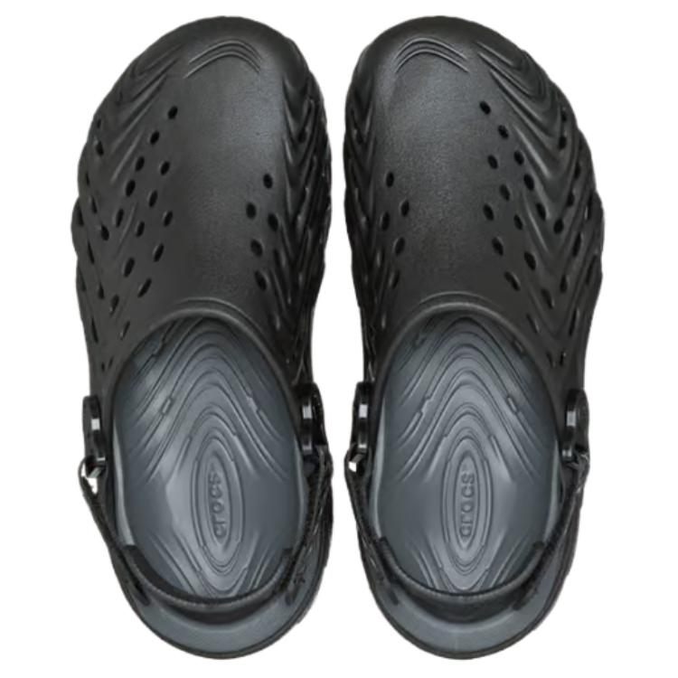 Crocs Echo II Chrome Black Men Sneakers Black-Chrome 213780-0TK