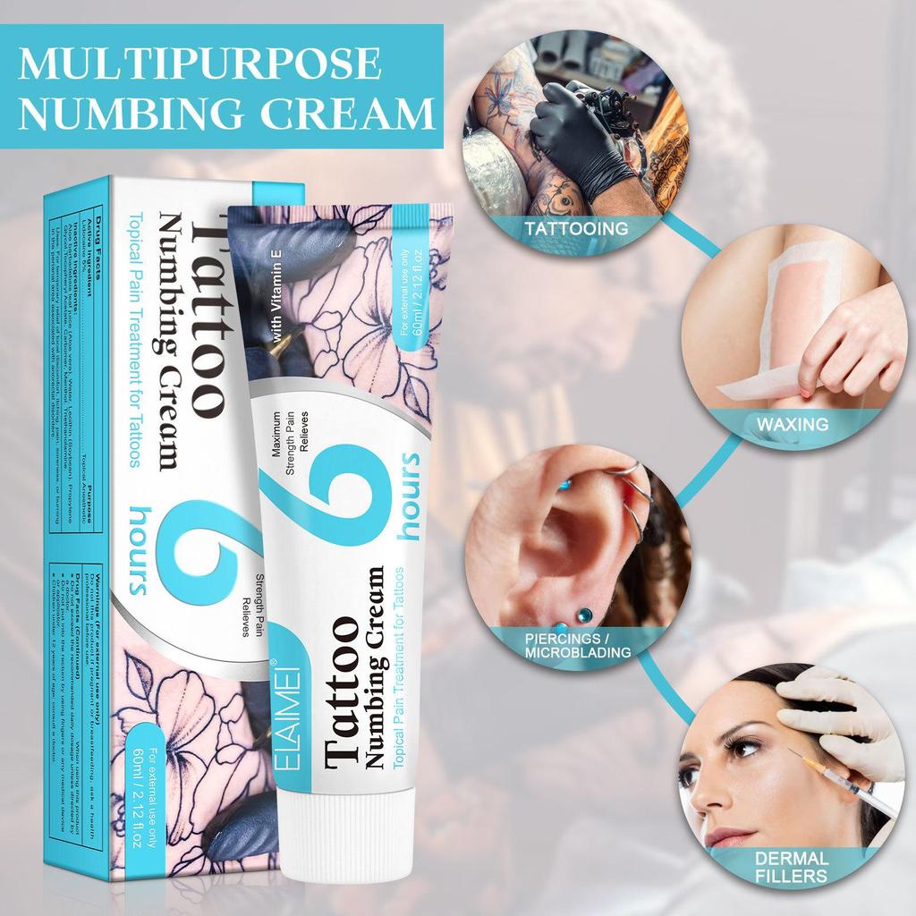 TKTX TATTOO Betäubende 6-Stunden-Körpercreme 60ml