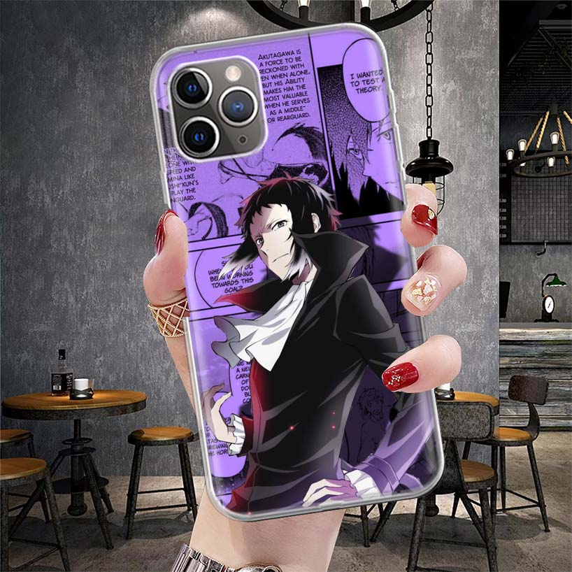 Bungo Stray Dogs Manga Soft Phone Case For IPhone 11 17 Air 16E 16 Pro Max 15 + 14 Plus 13 Mini 12 Apple 7 SE 8 Fundas Coque 11