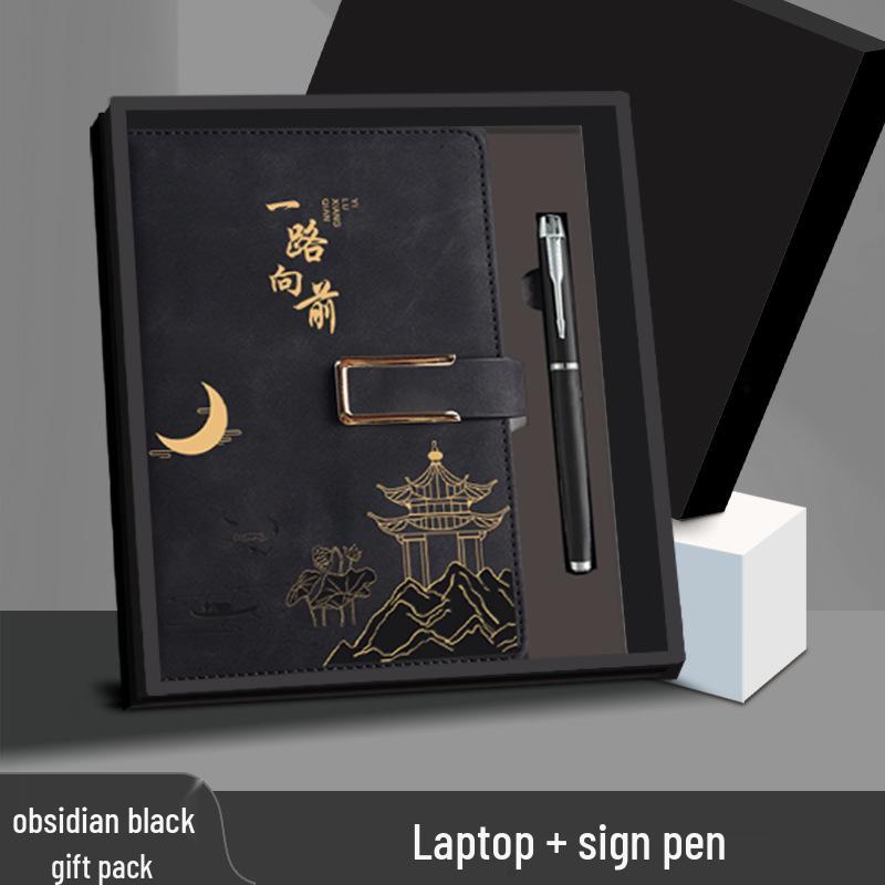 A5 Custom Thick Notebook: High-Value Student Prize & Enterprise Meeting Journal with Logo Printing.