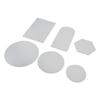 6Pcs Special Shape Mirror Wall Sticker Acrylic Decorative Background Wall Sticker for Home Office