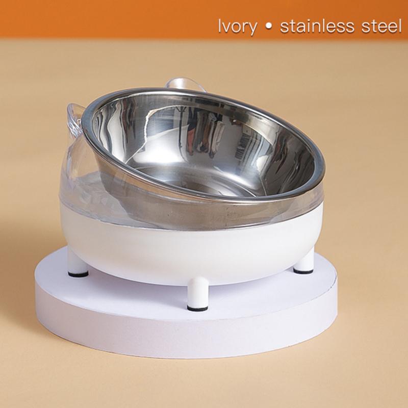 Cat Food Bowl Multipurpose Anti Slip Detachable Design Pet Feeder Water Dispenser Container Pet