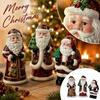 Statue Figurine Christmas Ornament for Holiday Tabletop Mantel Shelf Decor