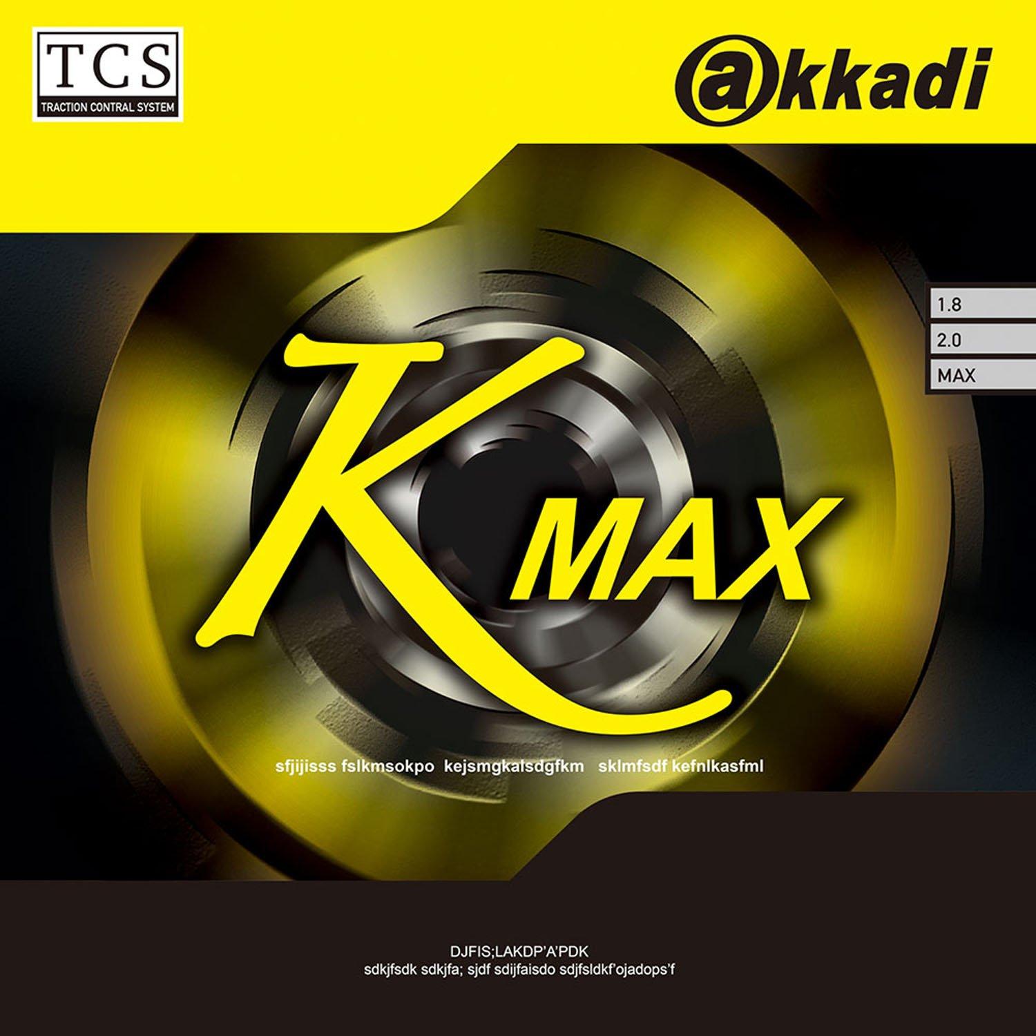 

Akkadi K Max AR003 Table Tennis Red Rubber, (AA)