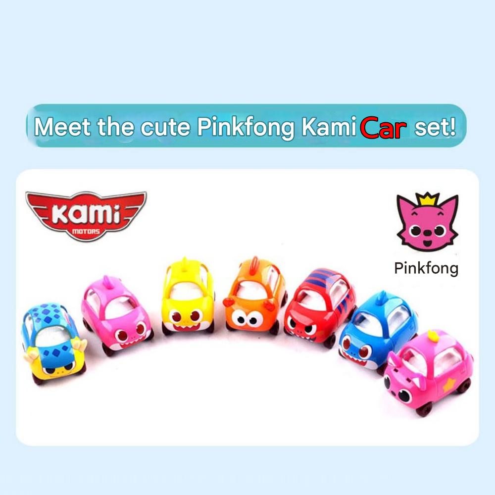 Pinkfong Babyshark Mini Car Diecast Metal Toy Kamicar Toy 10 Types