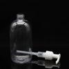 500ml Clear Plastic Thickened Bottles with Pumps Dispensers Refillable Liquid Soap Transparent Round