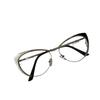 Lunettes Rétro Métal Œil de Chat pour Myopie Dames Hommes Mode Haute Définition Anti Lumière Bleue Lunettes Optiques Dioptriques