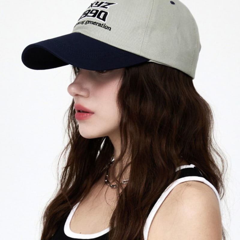ULUK XYZ Embroidered Cotton Two-Color Ball Cap 3 Colors