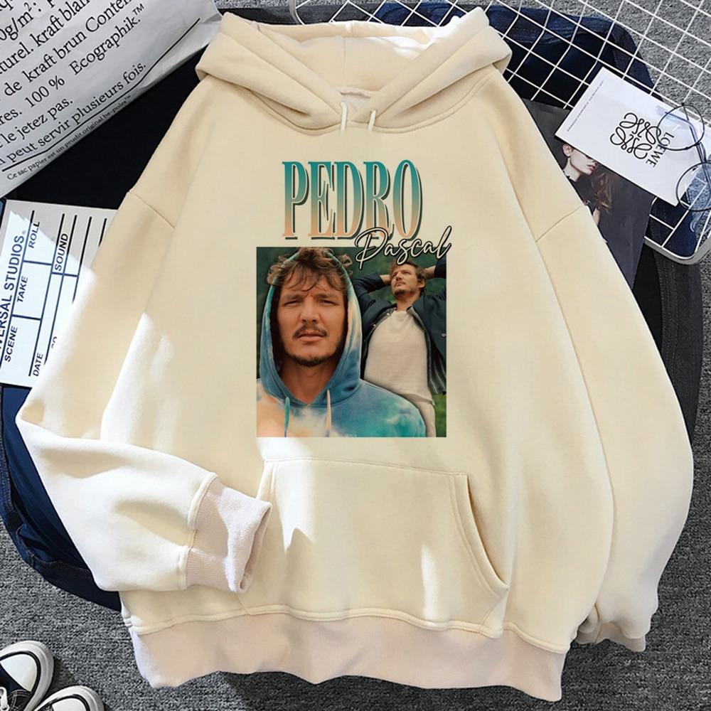 

Pedro Pascal hoodies women Winter anime 2023 y2k aesthetic Pullover women anime sweatshirts Unisex
