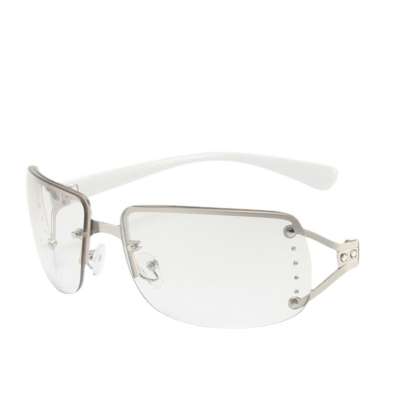 New Punk One Piece Sunglasses Women Luxury Brand Designer Sun Glasses UV400 Unisex Shades Fashion Eyewear Y2k