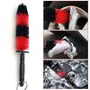 Car Wheel Multifunction Cleaning Brush Long Soft Handle Rim Hub Microfiber Brush Tire Detail Brush Auto Motorcycle Washing Tool