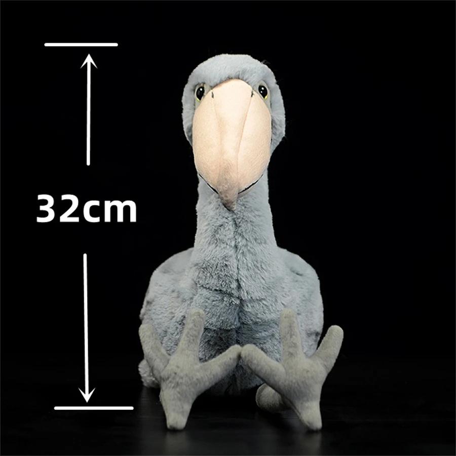 Shoebill Высококачественная аниме Balaeniceps Rex Plushie Whalehead Stork Мягкие игрушки Реалистичные животные Моделирование Мягкая кукла Игрушка для ребенка