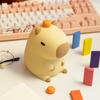 Cute Cartoon Capybara Silicone Night Light Timing Dimming Sleep Night Lamp USB Rechargeable for Children Bedside Birthday Gift