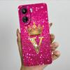 For Xiaomi Redmi 13C 4G Phone Case 13C Crown Initial Letter Silicone Soft Back Cover For Redmi 13C 13 C 4G Poco C65 Coque Capa