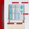 Stainless Steel Rotary Tool Holder Household Kitchen Countertop Shelf Tool Supplies Storage Holder Tool Holder Finishing Holder