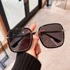 Gradient Square Sunglasses Women Vintage Oversized Sun Glasses Men Brand Designer Trendy Colored Glasses Outdoor UV400