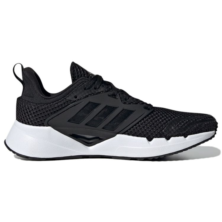Adidas Ventice Comfortable Sports Fabric Synthetic Leather Breathable Low-Top Running Shoes Women Sneakers Black White FY9609