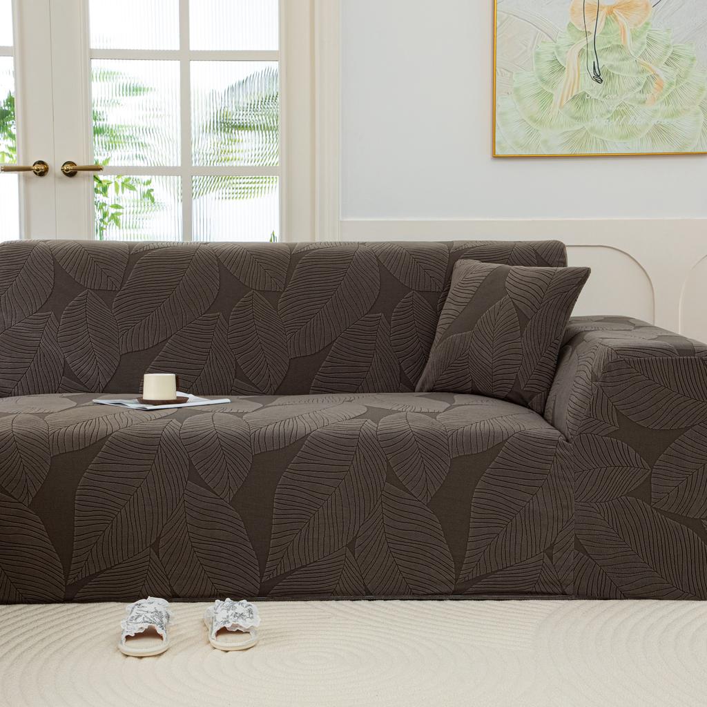 Stretch Thick Plush Jacquard L Shape Sofa Cover Slipcover Couch Protector Living Room Furniture Cover
