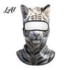 Cappuccio con Fantasia di Animali Realistica Maschera Integrale 3D con Orecchie Antivento Maschera Facciale da Ciclismo per Autunno Sci Inverno Copertura Protezione Solare Costume di Halloween